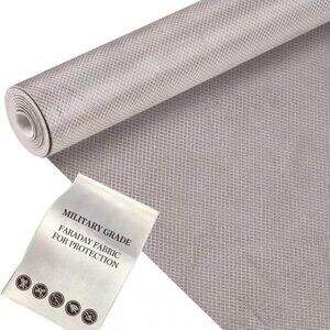 NEW 98×43 inch Nickel Copper Faraday Cloth for WiFi, GPS